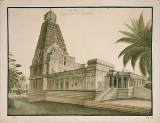 Die große Maratta-Pagode in Tanjore